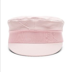 Ruslan bagsinsky baby pink baker boy cap
